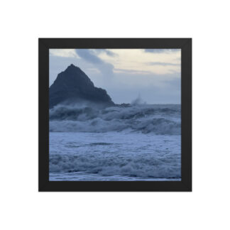 Waves at Dusk — Oregon Coast Fine Art Poster